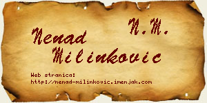 Nenad Milinković vizit kartica